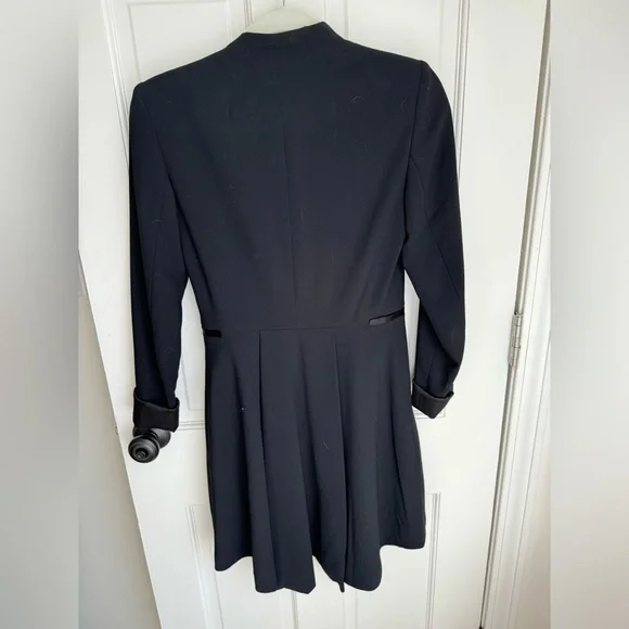 Alice + Olivia pleated blazer, black, size 0 - Picture 2 of 2